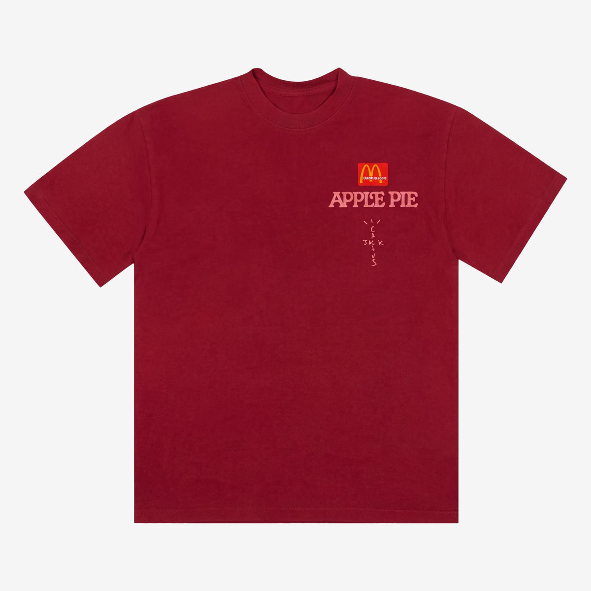 Travis Scott x McDonald's Apple Pie T-Shirt Red