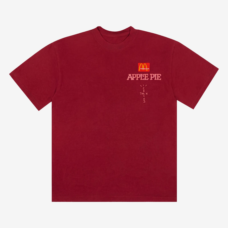 Travis Scott x McDonald's Apple Pie T-Shirt Red