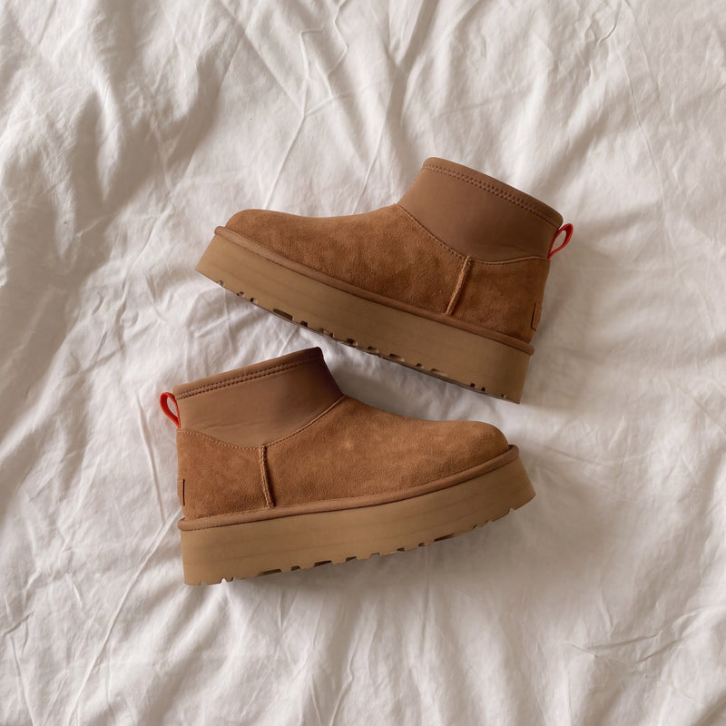 UGG W Classic Mini Dipper Chestnut Boot