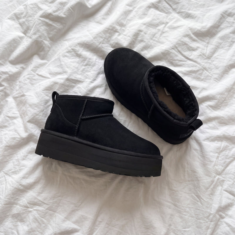 UGG W Classic Ultra Mini Platform Black