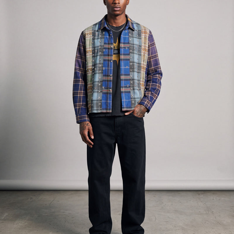 Vale Forever Splash Zone Flannel Blue